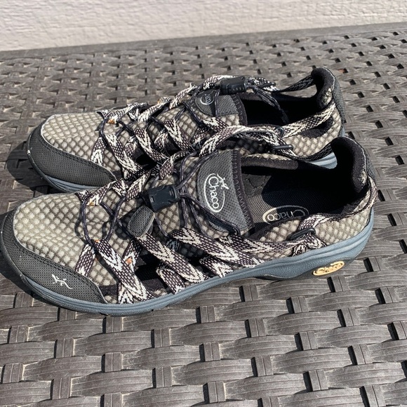 Chaco Outcross Evo Free Shoes black hiking single waterproof outdoor Womens 7 - Picture 3 of 8